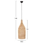 ΦΩΤΙΣΤΙΚΟ ΟΡΟΦΗΣ THEON HM7888 ΚΡΕΜΑΣΤΟ ΑΠΟ RATTAN ΣΕ ΦΥΣΙΚΟ ΧΡΩΜΑ Φ22x148Υ εκ. ΦΩΤΙΣΤΙΚΟ ΟΡΟΦΗΣ THEON HM7888 ΚΡΕΜΑΣΤΟ ΑΠΟ RATTAN ΣΕ ΦΥΣΙΚΟ ΧΡΩΜΑ Φ22x148Υ εκ.