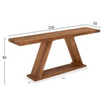 ΚΟΝΣΟΛΑ ΑΠΟ ΞΥΛΟ ΤΕΑΚ ΦΥΣΙΚΟ ΧΡΩΜΑ HM9555 220x50x90Υεκ. ΚΟΝΣΟΛΑ ΑΠΟ ΞΥΛΟ ΤΕΑΚ ΦΥΣΙΚΟ ΧΡΩΜΑ HM9555 220x50x90Υεκ.