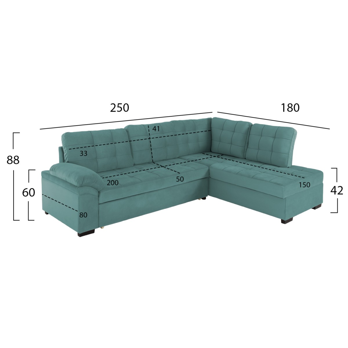 ΚΑΝΑΠΕΣ ΚΡΕΒΑΤΙ JADE HM3144.04R ΔΕΞΙΑ ΓΩΝΙΑ ΒΕΡΑΜΑΝ ΒΕΛΟΥΔΟ 250x80-180x73-88Υεκ. ΚΑΝΑΠΕΣ ΚΡΕΒΑΤΙ JADE HM3144.04R ΔΕΞΙΑ ΓΩΝΙΑ ΒΕΡΑΜΑΝ ΒΕΛΟΥΔΟ 250x80-180x73-88Υεκ.