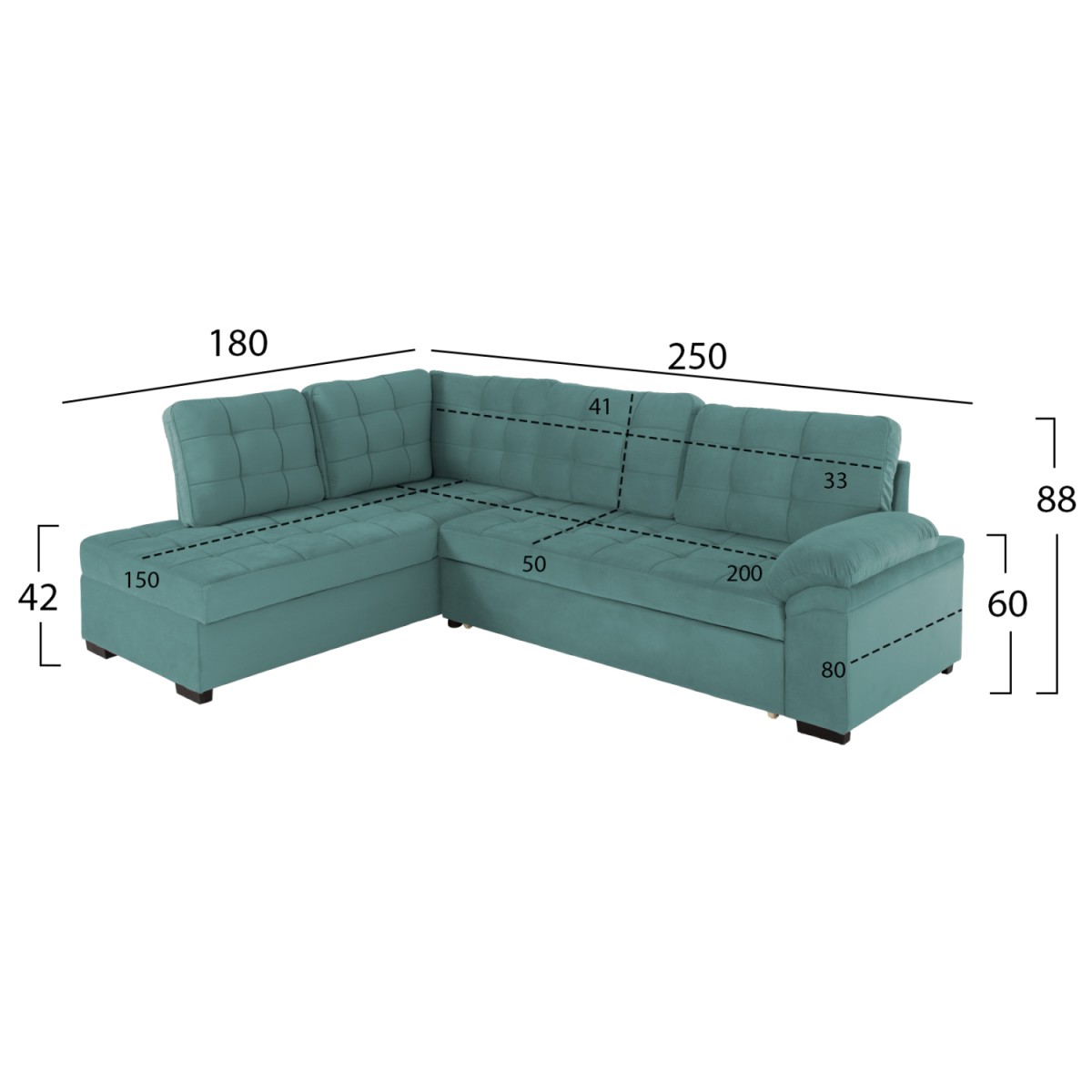 ΚΑΝΑΠΕΣ ΚΡΕΒΑΤΙ JADE HM3144.04L ΑΡΙΣΤΕΡΗ ΓΩΝΙΑ ΒΕΡΑΜΑΝ ΒΕΛΟΥΔΟ 250x80-180x73-88Υεκ. ΚΑΝΑΠΕΣ ΚΡΕΒΑΤΙ JADE HM3144.04L ΑΡΙΣΤΕΡΗ ΓΩΝΙΑ ΒΕΡΑΜΑΝ ΒΕΛΟΥΔΟ 250x80-180x73-88Υεκ.