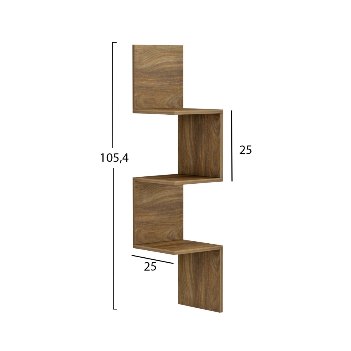 ΕΠΙΤΟΙΧΙΑ ΓΩΝΙΑΚΗ ΡΑΦΙΕΡΑ ILLUSION HM8935.11 ΜΕΛΑΜΙΝΗ ΣΕ ΣΚΟΥΡΟ ΦΥΣΙΚΟ 25x25x105,4Υεκ. ΕΠΙΤΟΙΧΙΑ ΓΩΝΙΑΚΗ ΡΑΦΙΕΡΑ ILLUSION HM8935.11 ΜΕΛΑΜΙΝΗ ΣΕ ΣΚΟΥΡΟ ΦΥΣΙΚΟ 25x25x105,4Υεκ.
