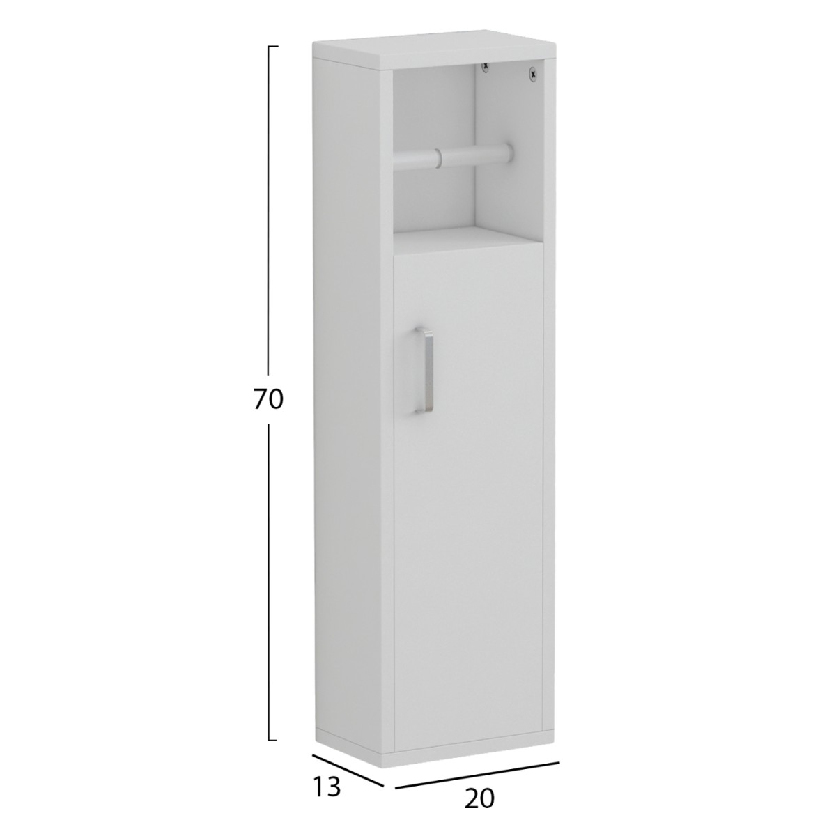 ΝΤΟΥΛΑΠΙ ΜΠΑΝΙΟΥ DAMIEN HM9025.12 ΜΕΛΑΜΙΝΗ ΛΕΥΚΗ 20x13x70Yεκ. ΝΤΟΥΛΑΠΙ ΜΠΑΝΙΟΥ DAMIEN HM9025.12 ΜΕΛΑΜΙΝΗ ΛΕΥΚΗ 20x13x70Yεκ.