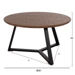 ΤΡΑΠΕΖΙ ΣΑΛΟΝΙΟΥ ΣΤΡΟΓΓΥΛΟ ROCKET HM9586.04 MDF WALNUT-ΜΑΥΡΗ ΣΑΓΡΕ ΒΑΣΗ Φ80x42Υεκ. ΤΡΑΠΕΖΙ ΣΑΛΟΝΙΟΥ ΣΤΡΟΓΓΥΛΟ ROCKET HM9586.04 MDF WALNUT-ΜΑΥΡΗ ΣΑΓΡΕ ΒΑΣΗ Φ80x42Υεκ.