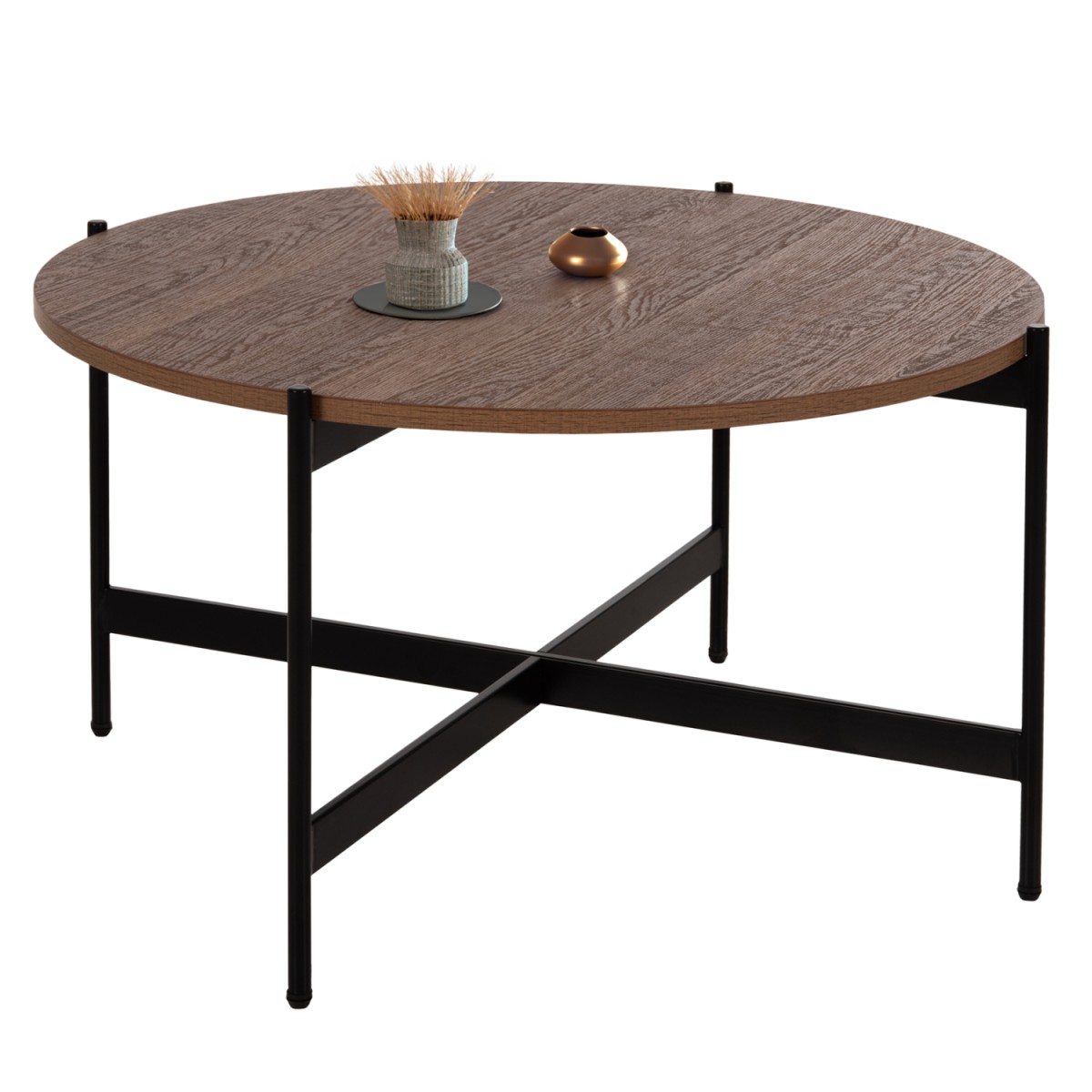 ΤΡΑΠΕΖΙ ΣΑΛΟΝΙΟΥ HM9588.04 MDF ΚΑΡΥΔΙ-ΜΑΥΡΗ ΜΕΤΑΛΛΙΚΗ ΒΑΣΗ Φ80x45Υεκ. ΤΡΑΠΕΖΙ ΣΑΛΟΝΙΟΥ HM9588.04 MDF ΚΑΡΥΔΙ-ΜΑΥΡΗ ΜΕΤΑΛΛΙΚΗ ΒΑΣΗ Φ80x45Υεκ.