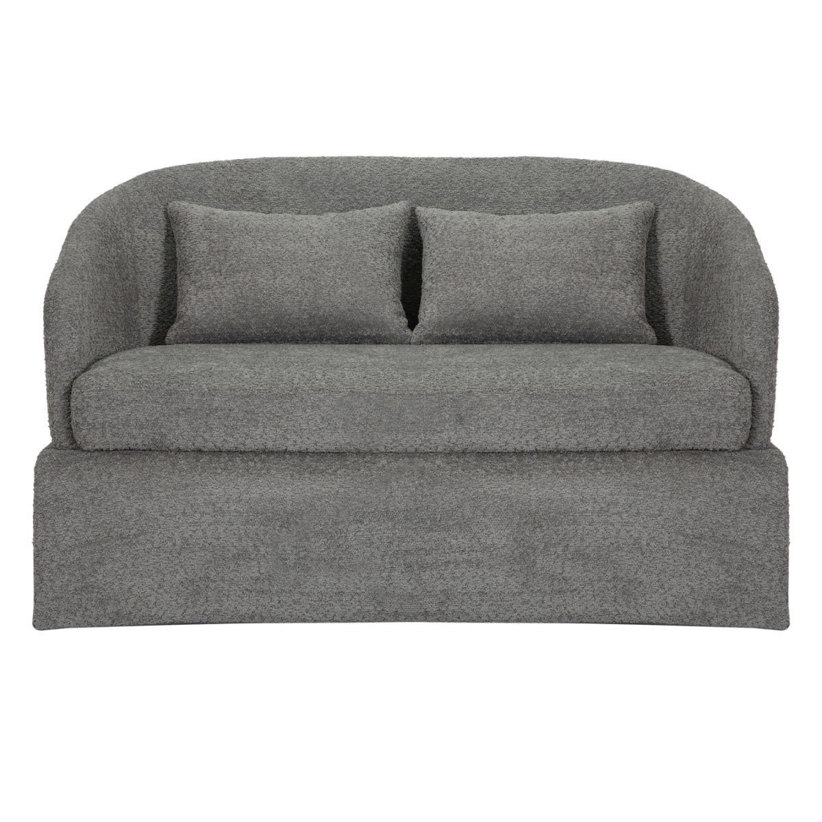 ΚΑΝΑΠΕΣ ΔΙΘΕΣΙΟΣ BEVY2 HM9678.01 ΓΚΡΙ ΜΠΟΥΚΛΕ ΥΦΑΣΜΑ-ΜΕΤΑΛΛΙΚΟΣ ΣΚΕΛΕΤΟΣ 128x72x74Υεκ.