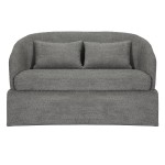 ΚΑΝΑΠΕΣ ΔΙΘΕΣΙΟΣ BEVY2 HM9678.01 ΓΚΡΙ ΜΠΟΥΚΛΕ ΥΦΑΣΜΑ-ΜΕΤΑΛΛΙΚΟΣ ΣΚΕΛΕΤΟΣ 128x72x74Υεκ.