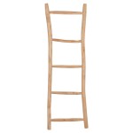 ΔΙΑΚΟΣΜΗΤΙΚΗ ΣΚΑΛΑ/ΚΡΕΜΑΣΤΡΑ HM9761 ΜΑΣΙΦ ΞΥΛΟ TEAK ΣΕ ΦΥΣΙΚΟ 50x5x150Yεκ.