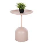 ΤΡΑΠΕΖΙ ΒΟΗΘΗΤΙΚΟ ΣΤΡΟΓΓΥΛΟ DELBEL HM4265.10 ΜΕΤΑΛΛΟ ΣΕ ΕΚΡΟΥ Φ45,5x58,5 εκ. ΤΡΑΠΕΖΙ ΒΟΗΘΗΤΙΚΟ ΣΤΡΟΓΓΥΛΟ DELBEL HM4265.10 ΜΕΤΑΛΛΟ ΣΕ ΕΚΡΟΥ Φ45,5x58,5 εκ.