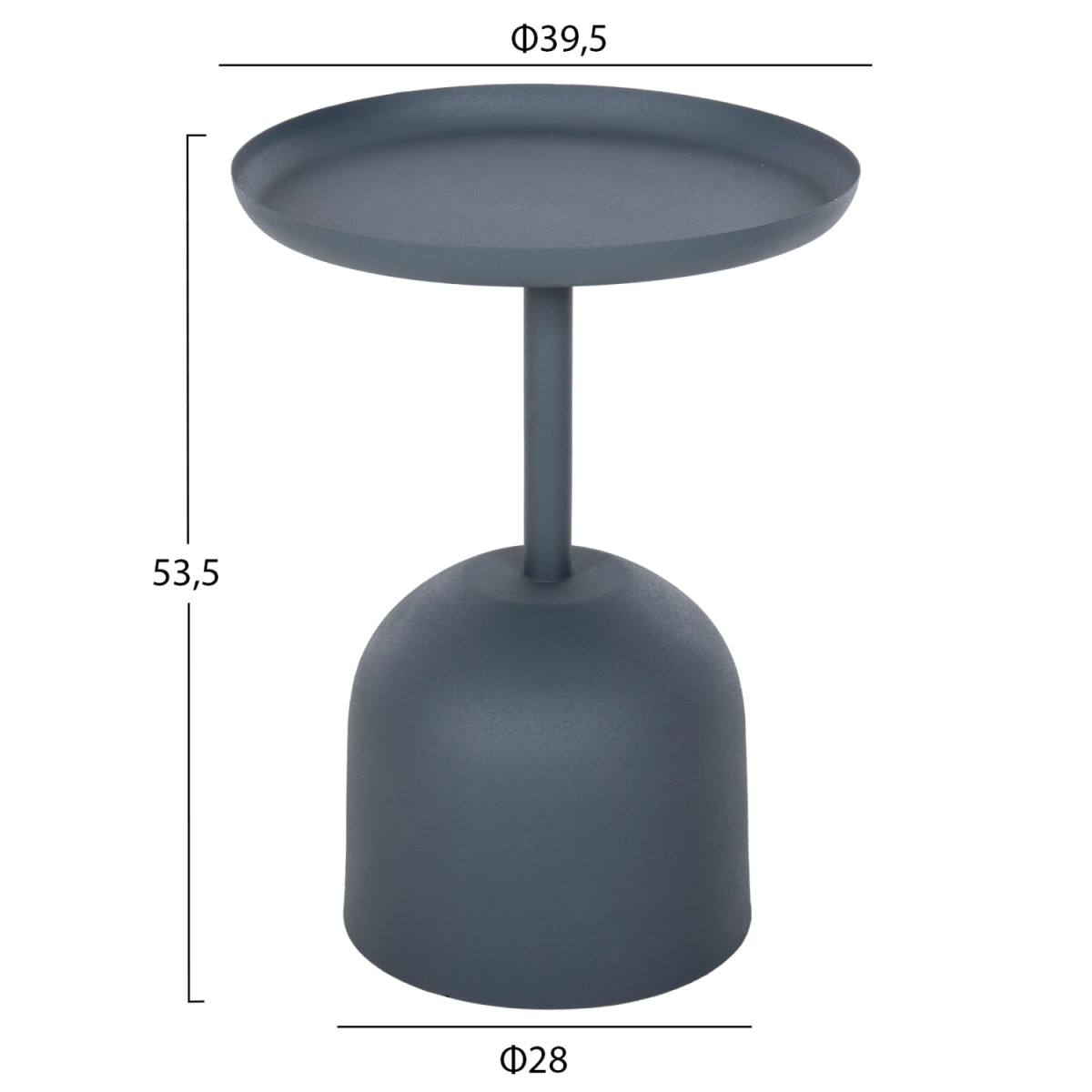 ΤΡΑΠΕΖΙ ΒΟΗΘΗΤΙΚΟ ΣΤΡΟΓΓΥΛΟ DELBEL HM4261.05 ΜΕΤΑΛΛΟ ΜΠΛΕ ΣΚΟΥΡΟ Φ39,5x53,5Υ εκ. ΤΡΑΠΕΖΙ ΒΟΗΘΗΤΙΚΟ ΣΤΡΟΓΓΥΛΟ DELBEL HM4261.05 ΜΕΤΑΛΛΟ ΜΠΛΕ ΣΚΟΥΡΟ Φ39,5x53,5Υ εκ.