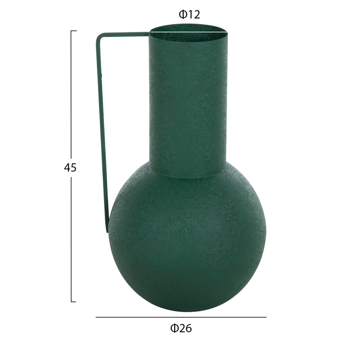 ΔΙΑΚΟΣΜΗΤΙΚΟ BAZO FLAGON HM4260.03 ΜΕΤΑΛΛΟ ΣΕ ΠΡΑΣΙΝΟ Φ26x45Υ εκ. ΔΙΑΚΟΣΜΗΤΙΚΟ BAZO FLAGON HM4260.03 ΜΕΤΑΛΛΟ ΣΕ ΠΡΑΣΙΝΟ Φ26x45Υ εκ.