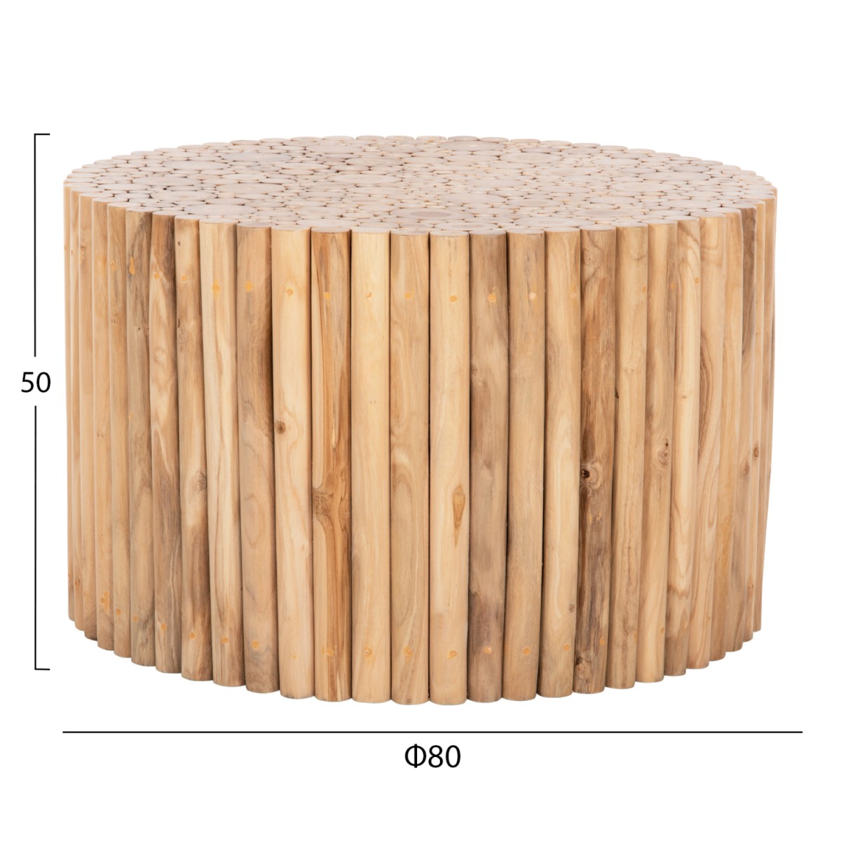 ΤΡΑΠΕΖΙ ΣΑΛΟΝΙΟΥ ΣΤΡΟΓΓΥΛΟ COOTER HM9863 ΚΛΑΔΙΑ TEAK-ΦΥΣΙΚΟ Φ80x50Υεκ. ΤΡΑΠΕΖΙ ΣΑΛΟΝΙΟΥ ΣΤΡΟΓΓΥΛΟ COOTER HM9863 ΚΛΑΔΙΑ TEAK-ΦΥΣΙΚΟ Φ80x50Υεκ.