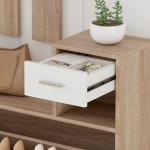 ΕΠΙΠΛΟ ΕΙΣΟΔΟΥ ΜΕ ΚΑΘΡΕΦΤΗ GORN HM2473.04 ΜΕΛΑΜΙΝΗ ΣΕ ΣΟΝΑΜΑ-ΛΕΥΚΟ 90x24x190Υεκ ΕΠΙΠΛΟ ΕΙΣΟΔΟΥ ΜΕ ΚΑΘΡΕΦΤΗ GORN HM2473.04 ΜΕΛΑΜΙΝΗ ΣΕ ΣΟΝΑΜΑ-ΛΕΥΚΟ 90x24x190Υεκ