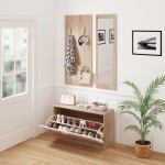 ΣΕΤ ΕΙΣΟΔΟΥ ΜΕ ΚΑΘΡΕΠΤΗ VERN HM2476.04 ΜΕΛΑΜΙΝΗ ΣΕ ΣΟΝΑΜΑ-ΛΕΥΚΟ 80x27x175Υεκ ΣΕΤ ΕΙΣΟΔΟΥ ΜΕ ΚΑΘΡΕΠΤΗ VERN HM2476.04 ΜΕΛΑΜΙΝΗ ΣΕ ΣΟΝΑΜΑ-ΛΕΥΚΟ 80x27x175Υεκ