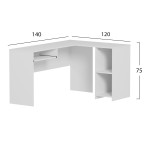 ΓΩΝΙΑΚΟ ΓΡΑΦΕΙΟ SHIG HM2135.03 MDF ΣΕ ΛΕΥΚΟ 140x120x75Υεκ ΓΩΝΙΑΚΟ ΓΡΑΦΕΙΟ SHIG HM2135.03 MDF ΣΕ ΛΕΥΚΟ 140x120x75Υεκ