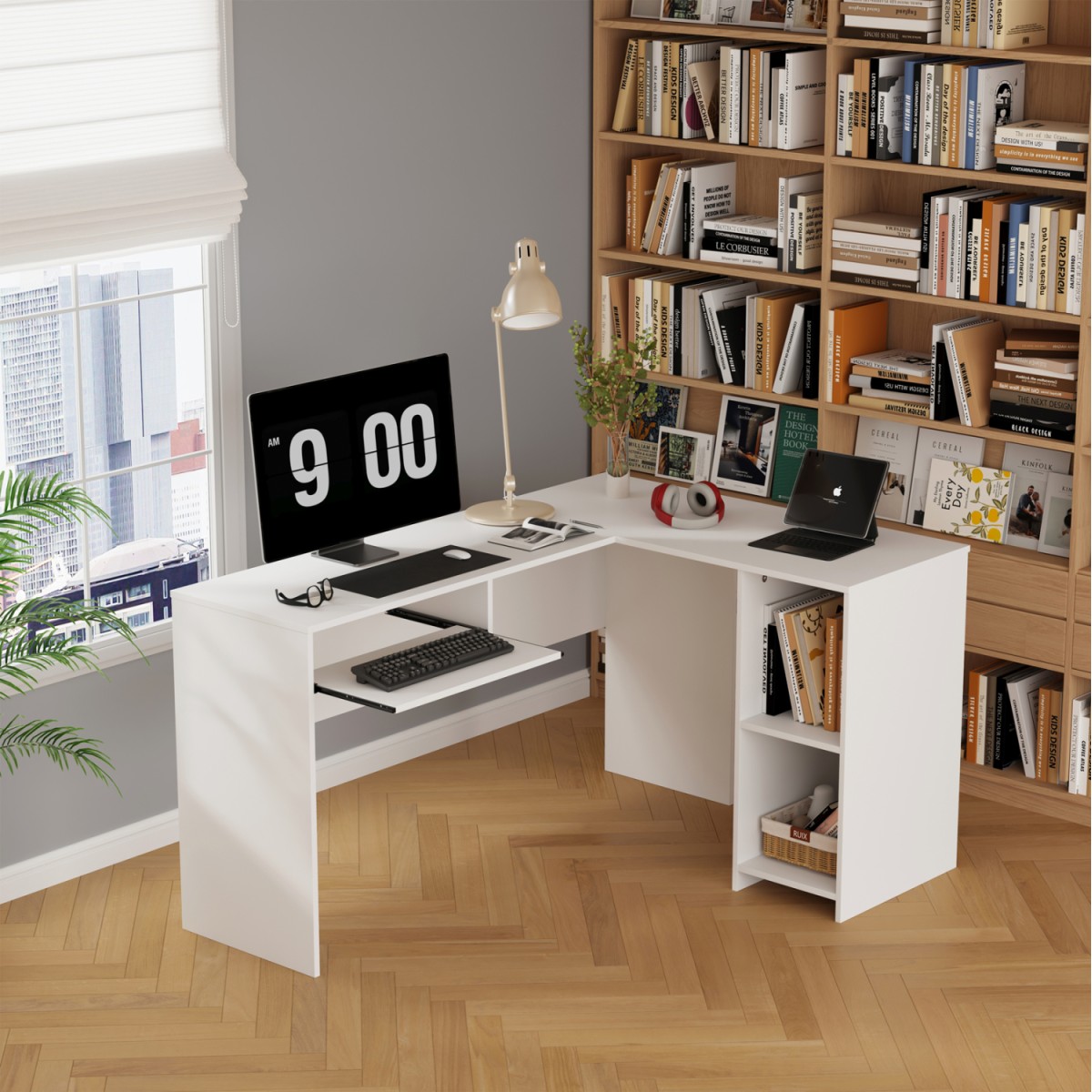 ΓΩΝΙΑΚΟ ΓΡΑΦΕΙΟ SHIG HM2135.03 MDF ΣΕ ΛΕΥΚΟ 140x120x75Υεκ ΓΩΝΙΑΚΟ ΓΡΑΦΕΙΟ SHIG HM2135.03 MDF ΣΕ ΛΕΥΚΟ 140x120x75Υεκ