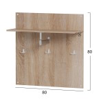 ΚΡΕΜΑΣΤΡΑ ΜΕ ΡΑΦΙ HM4361 ΜΕΛΑΜΙΝΗ ΣΕ ΣΟΝΑΜΑ 80x80x25(βάθος ραφιού)εκ ΚΡΕΜΑΣΤΡΑ ΜΕ ΡΑΦΙ HM4361 ΜΕΛΑΜΙΝΗ ΣΕ ΣΟΝΑΜΑ 80x80x25(βάθος ραφιού)εκ
