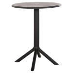 ΤΡΑΠΕΖΙ ΠΟΛΥΠΡΟΠΥΛΕΝΙΟΥ ΣΤΡΟΓΓΥΛΟ TERRIN HM6124.12 ΜΑΥΡΟ Φ60x75Υεκ. ΤΡΑΠΕΖΙ ΠΟΛΥΠΡΟΠΥΛΕΝΙΟΥ ΣΤΡΟΓΓΥΛΟ TERRIN HM6124.12 ΜΑΥΡΟ Φ60x75Υεκ.