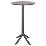 ΤΡΑΠΕΖΙ ΜΠΑΡ ΣΤΡΟΓΓΥΛΟ TERRIN HM6126.20 ΠΟΛΥΠΡΟΠΥΛΕΝΙΟ ΓΚΡΙ Φ60x106Υεκ. ΤΡΑΠΕΖΙ ΜΠΑΡ ΣΤΡΟΓΓΥΛΟ TERRIN HM6126.20 ΠΟΛΥΠΡΟΠΥΛΕΝΙΟ ΓΚΡΙ Φ60x106Υεκ.