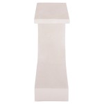 ΚΟΝΣΟΛΑ ΣΕΙΡΑ SANTORINI HM18049 MDF ΣΕ ΥΠΟΛΕΥΚΟ ΧΡΩΜΑ 110x30x70Υεκ.