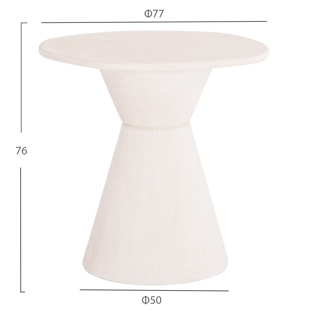 ΤΡΑΠΕΖΙ ΤΡΑΠΕΖΑΡΙΑΣ ΣΤΡΟΓΓΥΛΟ ΣΕΙΡΑ SANTORINI HM18055 MDF ΥΠΟΛΕΥΚΟ ΧΡΩΜΑ Φ77x76Υεκ. ΤΡΑΠΕΖΙ ΤΡΑΠΕΖΑΡΙΑΣ ΣΤΡΟΓΓΥΛΟ ΣΕΙΡΑ SANTORINI HM18055 MDF ΥΠΟΛΕΥΚΟ ΧΡΩΜΑ Φ77x76Υεκ.