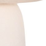 ΤΡΑΠΕΖΙ ΤΡΑΠΕΖΑΡΙΑΣ ΣΤΡΟΓΓΥΛΟ SEPPO HM18154.02 FIBER CEMENT ΛΕΥΚΟ--Φ119,5x75,5Υεκ.