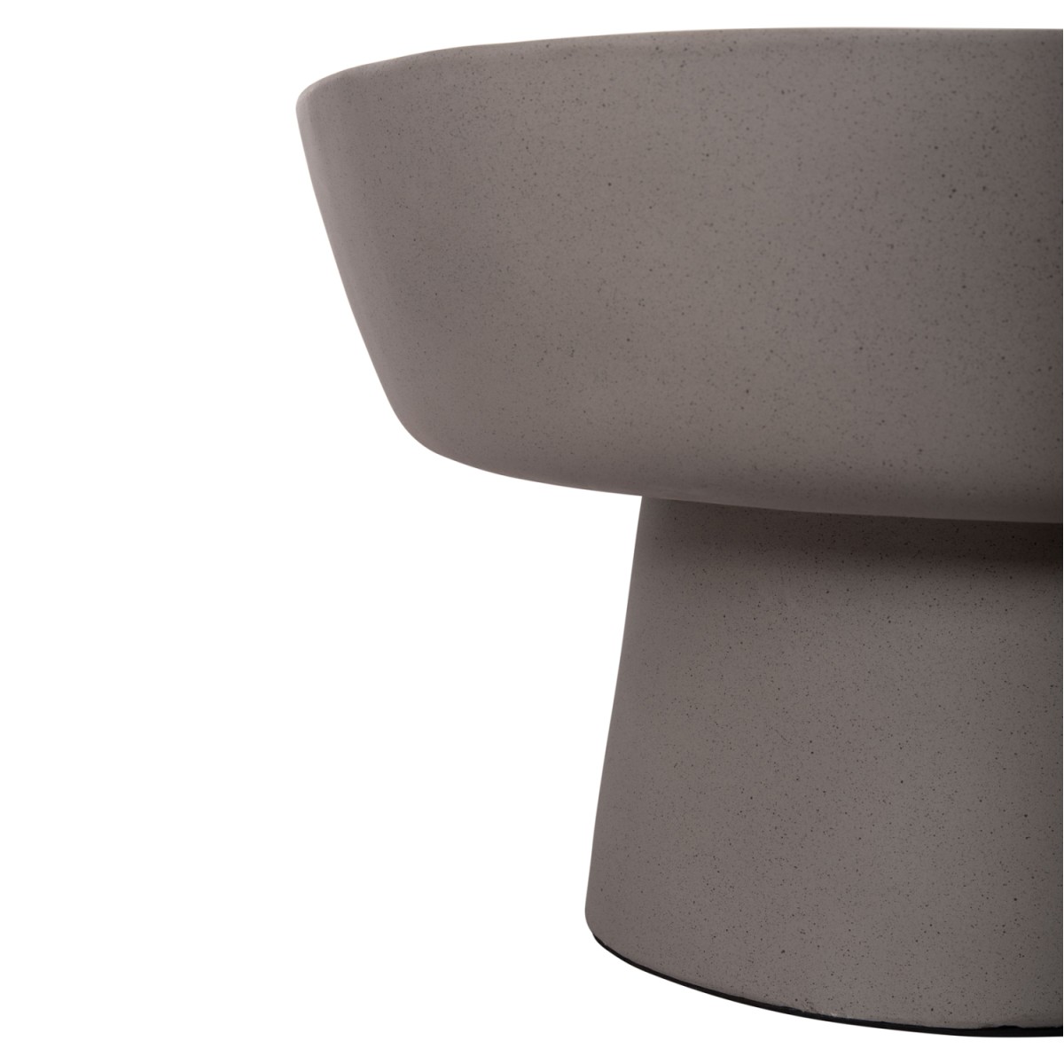 ΤΡΑΠΕΖΙ ΣΑΛΟΝΙΟΥ PIRSON HM18155.03 FIBER CEMENT ΣΕ ΓΚΡΙ--Φ60x36Υεκ.