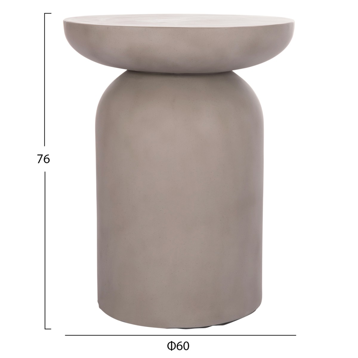 ΒΟΗΘΗΤΙΚΟ ΤΡΑΠΕΖΙ ANNA HM18160.03 FIBER CEMENT ΣΕ ΓΚΡΙ--Φ60x76Υεκ. ΒΟΗΘΗΤΙΚΟ ΤΡΑΠΕΖΙ ANNA HM18160.03 FIBER CEMENT ΣΕ ΓΚΡΙ--Φ60x76Υεκ.