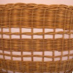 ΒΟΗΘΗΤΙΚΟ ΤΡΑΠΕΖΙ VILHENA HM18166 FIBER CEMENT ΡΟΖ-RATTAN ΦΥΣΙΚΟ Φ44.5x45Υεκ.