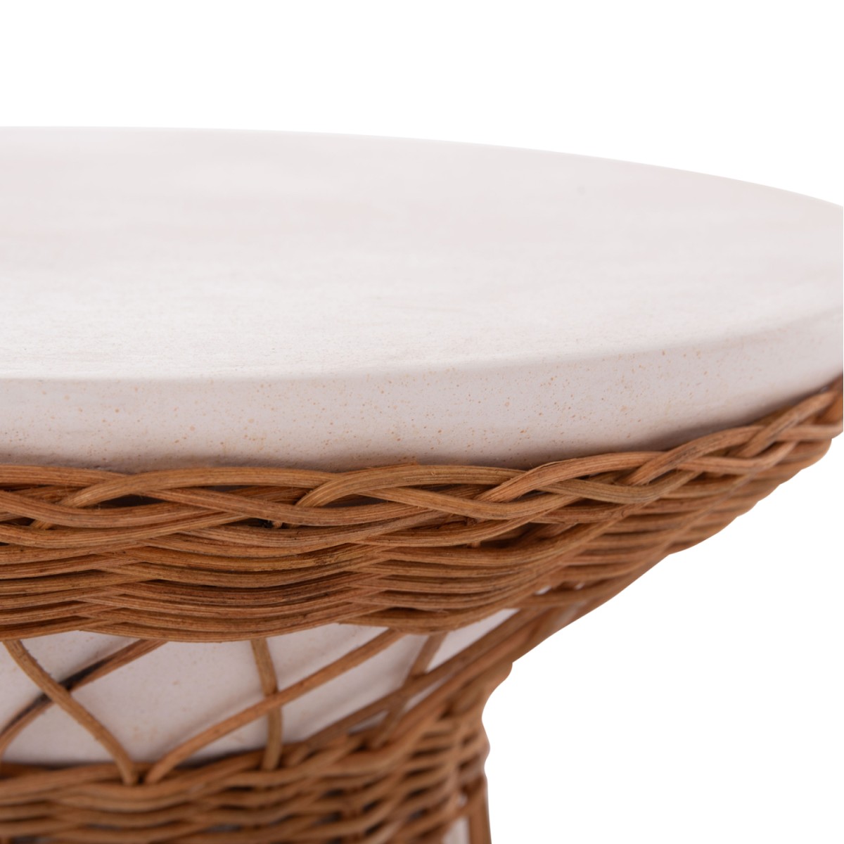 ΒΟΗΘΗΤΙΚΟ ΤΡΑΠΕΖΙ ΣΤΡΟΓΓΥΛΟ DELIA HM18167.02 FIBER CEMENT ΛΕΥΚΟ & RATTAN Φ40x45Υεκ ΒΟΗΘΗΤΙΚΟ ΤΡΑΠΕΖΙ ΣΤΡΟΓΓΥΛΟ DELIA HM18167.02 FIBER CEMENT ΛΕΥΚΟ & RATTAN Φ40x45Υεκ