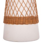 ΒΟΗΘΗΤΙΚΟ ΤΡΑΠΕΖΙ ΣΤΡΟΓΓΥΛΟ DELIA HM18167.02 FIBER CEMENT ΛΕΥΚΟ & RATTAN Φ40x45Υεκ ΒΟΗΘΗΤΙΚΟ ΤΡΑΠΕΖΙ ΣΤΡΟΓΓΥΛΟ DELIA HM18167.02 FIBER CEMENT ΛΕΥΚΟ & RATTAN Φ40x45Υεκ