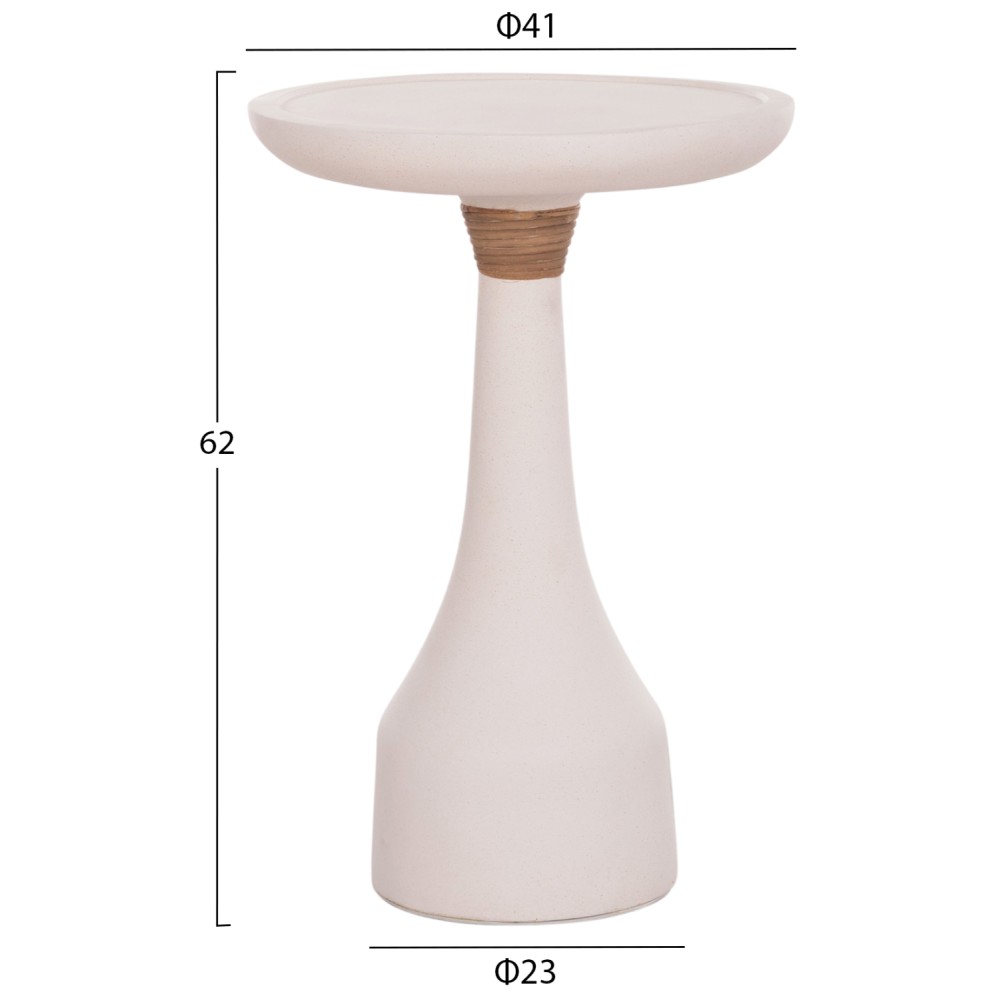 ΒΟΗΘΗΤΙΚΟ ΤΡΑΠΕΖΙ ΓΙΑ ΛΑΜΠΑΤΕΡ TORG HM18170.02 FIBER CEMENT ΛΕΥΚΟ Φ41x62Υεκ.