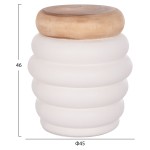 ΤΡΑΠΕΖΙ ΒΟΗΘΗΤΙΚΟ PUFFAT HM18172.02 FIBER CEMENT ΛΕΥΚΟ- ΞΥΛΟ TEAK TOP Φ45x46Υεκ. ΤΡΑΠΕΖΙ ΒΟΗΘΗΤΙΚΟ PUFFAT HM18172.02 FIBER CEMENT ΛΕΥΚΟ- ΞΥΛΟ TEAK TOP Φ45x46Υεκ.