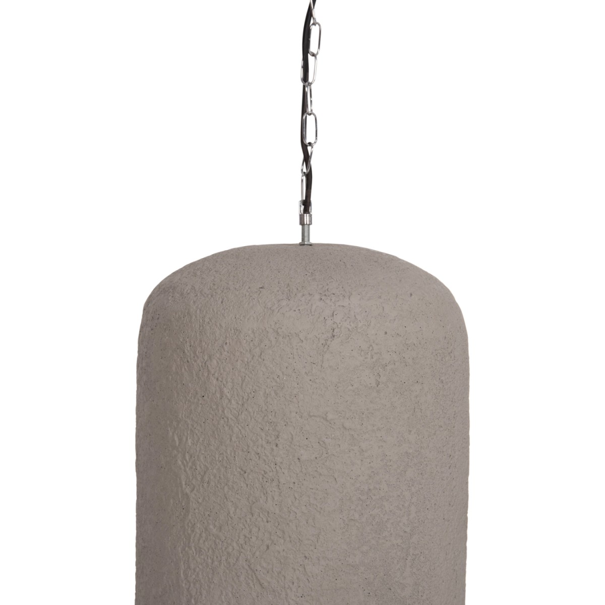 ΦΩΤΙΣΤΙΚΟ ΟΡΟΦΗΣ ΚΡΕΜΑΣΤΟ LOGKY HM4704.03L--FIBER CEMENT ΓΚΡΙ 35x35x67Υεκ