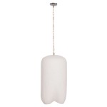 ΦΩΤΙΣΤΙΚΟ ΟΡΟΦΗΣ ΚΡΕΜΑΣΤΟ LOGKY HM4704.02L--FIBER CEMENT ΛΕΥΚΟ 35x35x67Υεκ