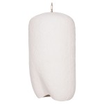 ΦΩΤΙΣΤΙΚΟ ΟΡΟΦΗΣ ΚΡΕΜΑΣΤΟ LOGKY HM4704.02L--FIBER CEMENT ΛΕΥΚΟ 35x35x67Υεκ