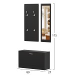ΣΕΤ ΕΙΣΟΔΟΥ ΜΕ ΚΑΘΡΕΠΤΗ VERN HM2476.02 ΜΕΛΑΜΙΝΗ ΣΕ WENGE 80x27x175Υεκ ΣΕΤ ΕΙΣΟΔΟΥ ΜΕ ΚΑΘΡΕΠΤΗ VERN HM2476.02 ΜΕΛΑΜΙΝΗ ΣΕ WENGE 80x27x175Υεκ