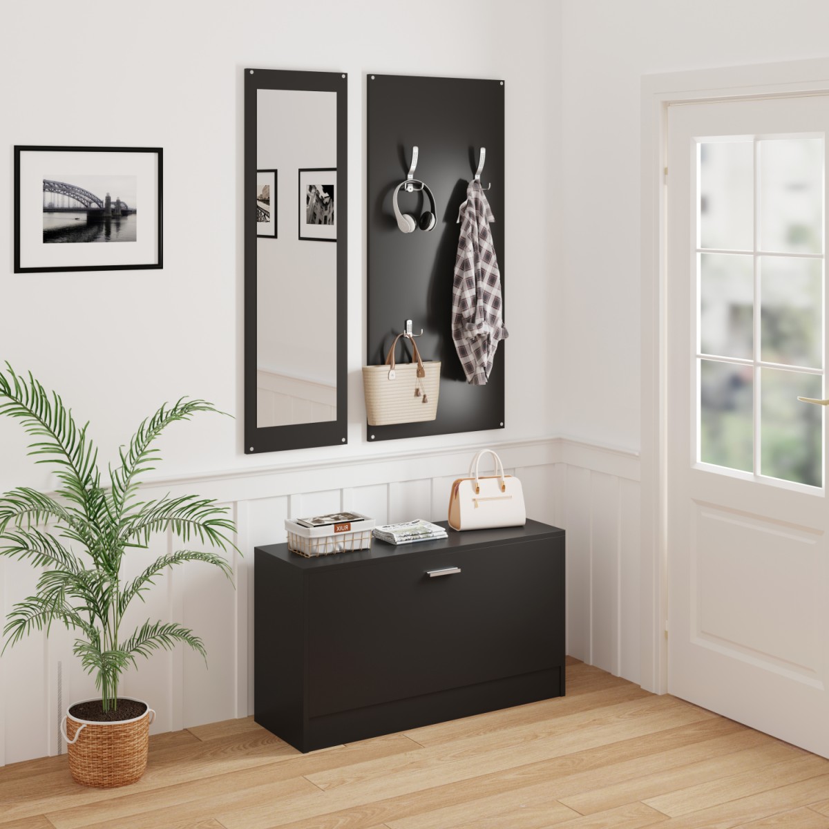 ΣΕΤ ΕΙΣΟΔΟΥ ΜΕ ΚΑΘΡΕΠΤΗ VERN HM2476.02 ΜΕΛΑΜΙΝΗ ΣΕ WENGE 80x27x175Υεκ ΣΕΤ ΕΙΣΟΔΟΥ ΜΕ ΚΑΘΡΕΠΤΗ VERN HM2476.02 ΜΕΛΑΜΙΝΗ ΣΕ WENGE 80x27x175Υεκ