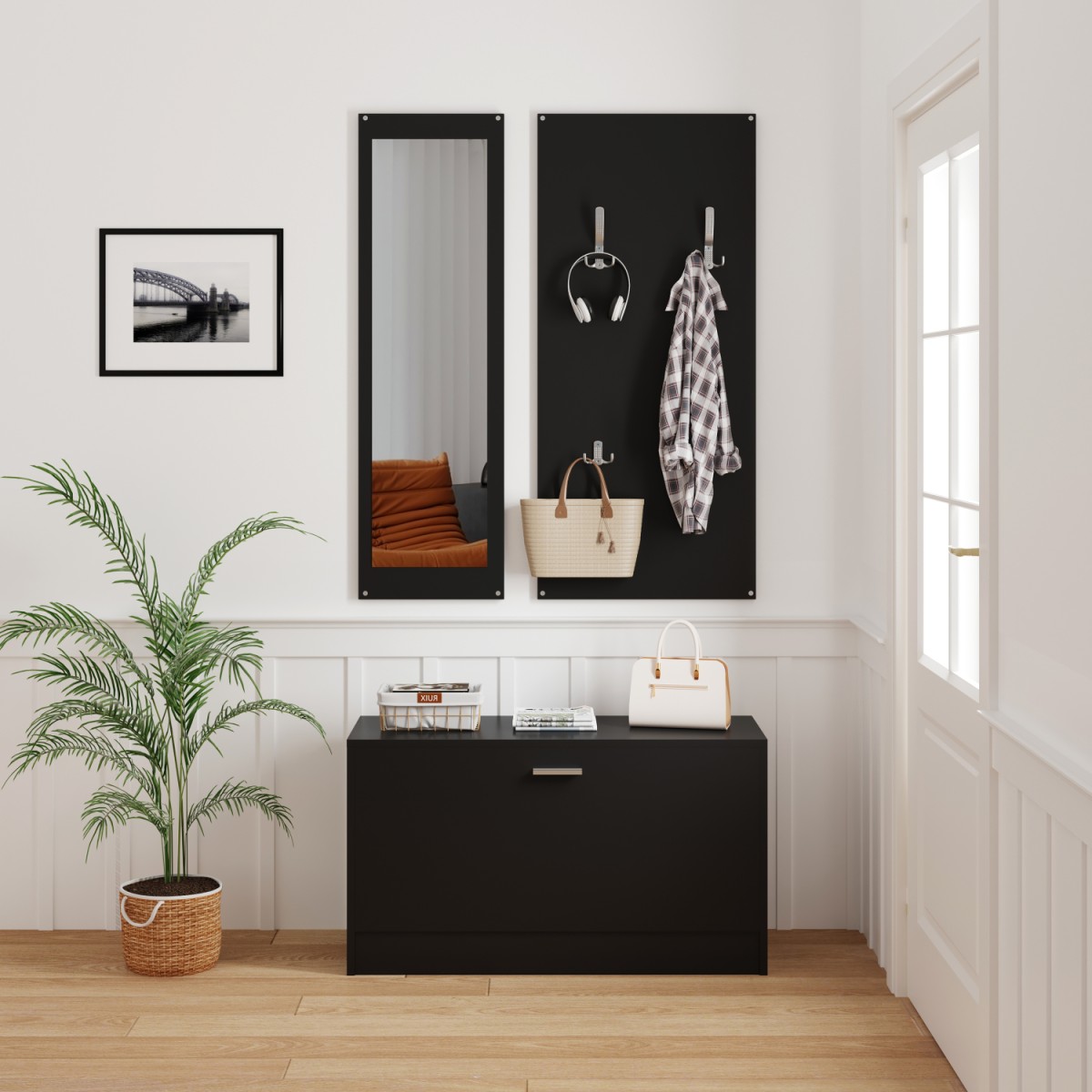 ΣΕΤ ΕΙΣΟΔΟΥ ΜΕ ΚΑΘΡΕΠΤΗ VERN HM2476.02 ΜΕΛΑΜΙΝΗ ΣΕ WENGE 80x27x175Υεκ ΣΕΤ ΕΙΣΟΔΟΥ ΜΕ ΚΑΘΡΕΠΤΗ VERN HM2476.02 ΜΕΛΑΜΙΝΗ ΣΕ WENGE 80x27x175Υεκ