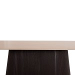 ΤΡΑΠΕΖΙ ΟΒΑΛ CATER HM18320 ΚΕΡΑΜΙΚΟ TOP ΟΨΗ ΤΡΑΒΕΡΤΙΝΑΣ-MDF ΒΑΣΗ 180x90x74Υεκ