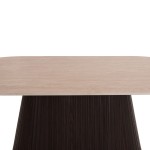 ΤΡΑΠΕΖΙ ΣΑΛΟΝΙΟΥ ΟΒΑΛ CATER HM18321 ΚΕΡΑΜΙΚΟ TOP ΟΨΗ ΤΡΑΒΕΡΤΙΝΑΣ-MDF ΒΑΣΗ 120x60x46Υεκ