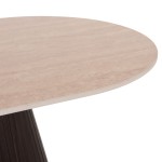 ΤΡΑΠΕΖΙ ΣΑΛΟΝΙΟΥ ΟΒΑΛ CATER HM18321 ΚΕΡΑΜΙΚΟ TOP ΟΨΗ ΤΡΑΒΕΡΤΙΝΑΣ-MDF ΒΑΣΗ 120x60x46Υεκ