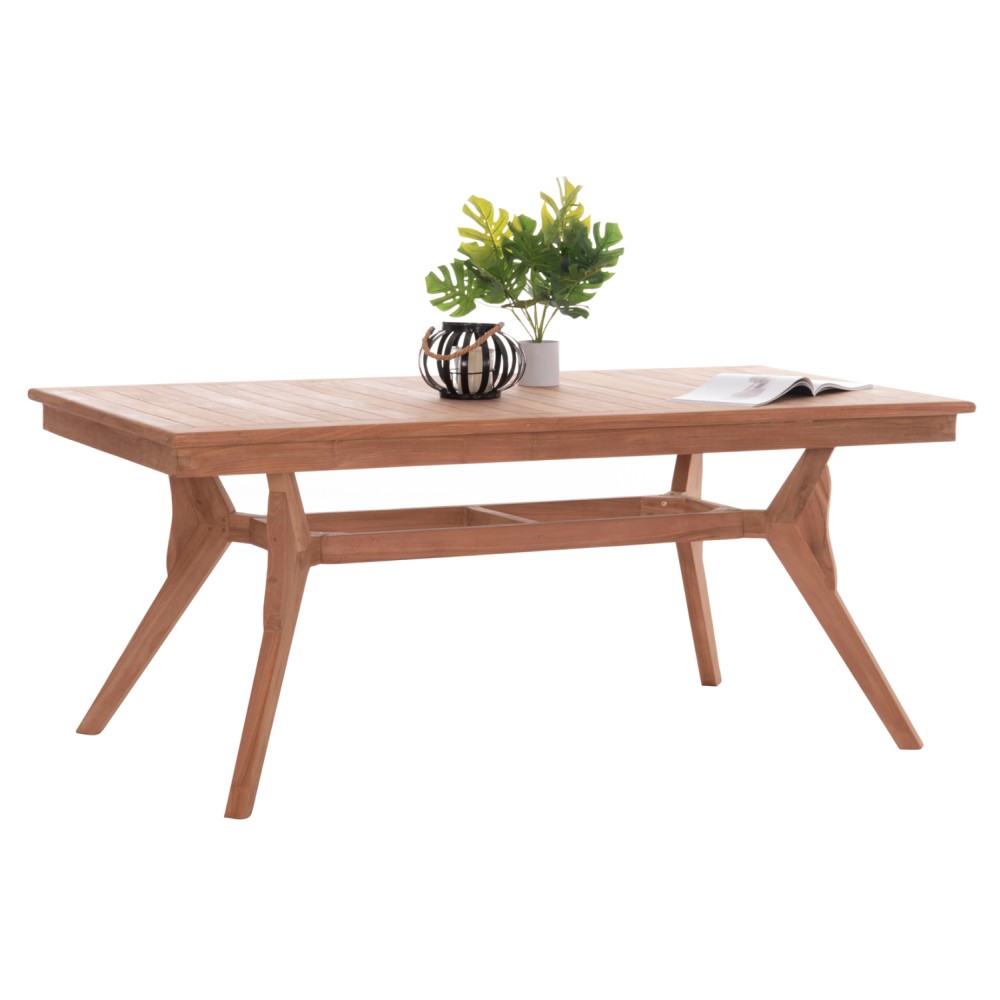 ΤΡΑΠΕΖΙ ΤΡΑΠΕΖΑΡΙΑΣ WONDER HM18116 ΞΥΛΟ TEAK--ΦΥΣΙΚΟ 180x91x75Υεκ.
