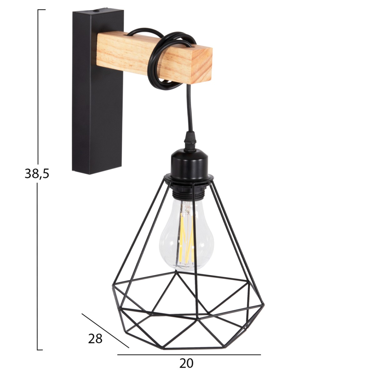 ΑΠΛΙΚΑ ΤΟΙΧΟΥ GROB HM4474 ΜΕΤΑΛΛΟ-ΞΥΛΟ 20x26x38,5Υεκ. ΑΠΛΙΚΑ ΤΟΙΧΟΥ GROB HM4474 ΜΕΤΑΛΛΟ-ΞΥΛΟ 20x26x38,5Υεκ.