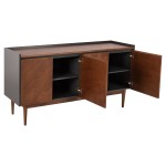 ΜΠΟΥΦΕΣ BEEN HM9740 MDF ΣΕ ΣΚΟΥΡΟ ΓΚΡΙ & ΚΑΡΥΔΙ ΚΑΠΛΑΜΑ 170x43x83Υεκ. ΜΠΟΥΦΕΣ BEEN HM9740 MDF ΣΕ ΣΚΟΥΡΟ ΓΚΡΙ & ΚΑΡΥΔΙ ΚΑΠΛΑΜΑ 170x43x83Υεκ.