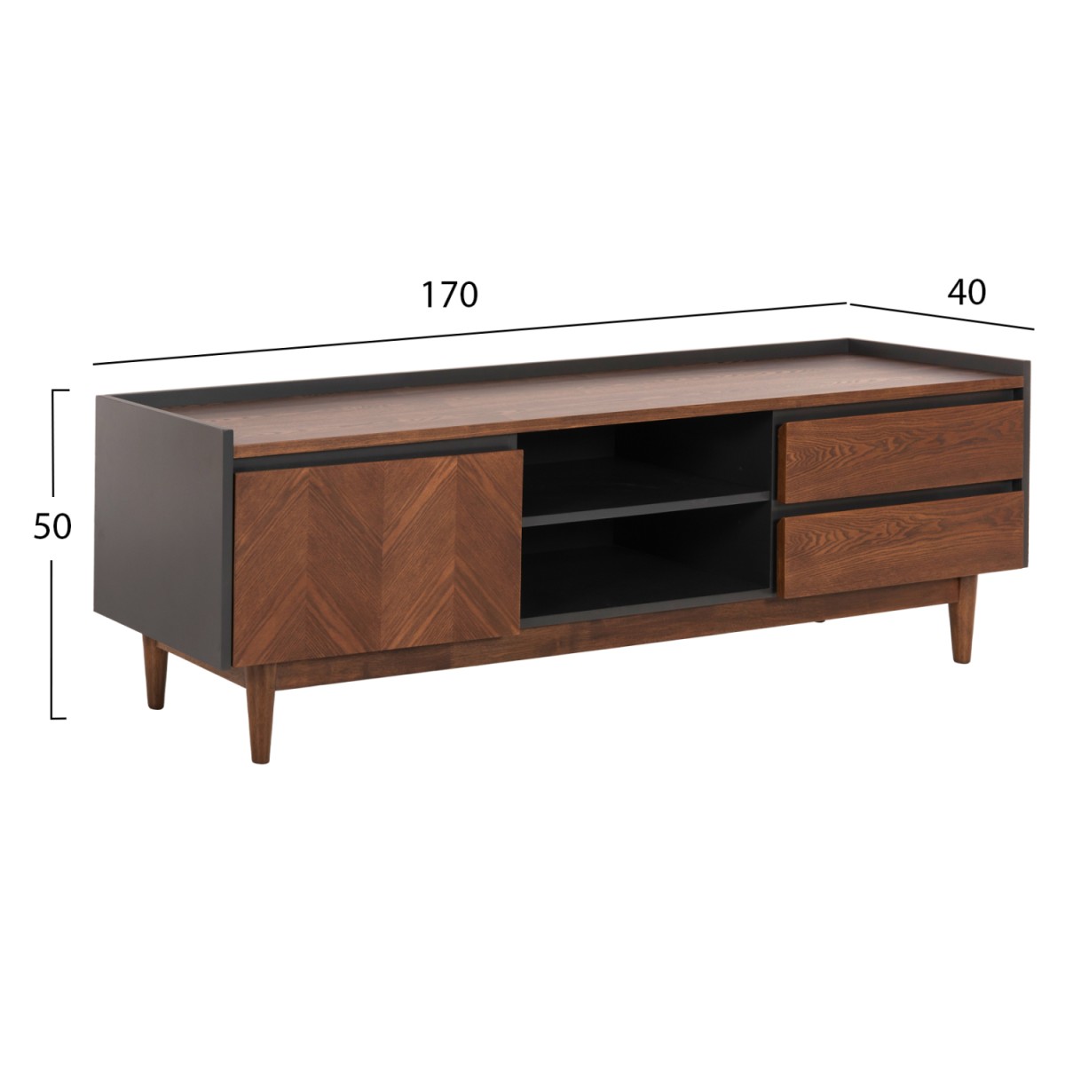 ΕΠΙΠΛΟ ΤΗΛΕΟΡΑΣΗΣ VEEN HM9741 MDF ΜΕ ΚΑΠΛΑΜΑ ΚΑΡΥΔΙΑΣ-ΚΑΡΥΔΙ&ΣΚΟΥΡΟ ΓΚΡΙ 170x40x50Υ ΕΠΙΠΛΟ ΤΗΛΕΟΡΑΣΗΣ VEEN HM9741 MDF ΜΕ ΚΑΠΛΑΜΑ ΚΑΡΥΔΙΑΣ-ΚΑΡΥΔΙ&ΣΚΟΥΡΟ ΓΚΡΙ 170x40x50Υ