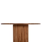 ΤΡΑΠΕΖΙ ΤΡΑΠΕΖΑΡΙΑΣ ΣΤΡΟΓΓΥΛΟ RODER HM9896 ΞΥΛΟ ΤΕΑΚ- 3εκ. πάχος επιφ.- Φ130x79,5Υεκ