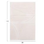 ΠΙΝΑΚΑΣ ΣΕΙΡΑ SANTORINI HM4505 MDF ΣΕ ΥΠΟΛΕΥΚΟ ΧΡΩΜΑ 80x4(πάχος)x120Υεκ.