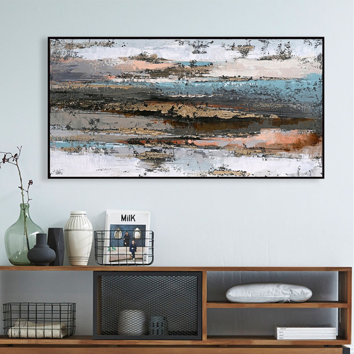 ΠΙΝΑΚΑΣ ΤΟΙΧΟΥ SEDIMENT HM4575.02 ΜΕ ΚΟΡΝΙΖΑ ΜΑΥΡΗ-ΚΑΜΒΑΣ 142x4.5x72Υεκ ΠΙΝΑΚΑΣ ΤΟΙΧΟΥ SEDIMENT HM4575.02 ΜΕ ΚΟΡΝΙΖΑ ΜΑΥΡΗ-ΚΑΜΒΑΣ 142x4.5x72Υεκ