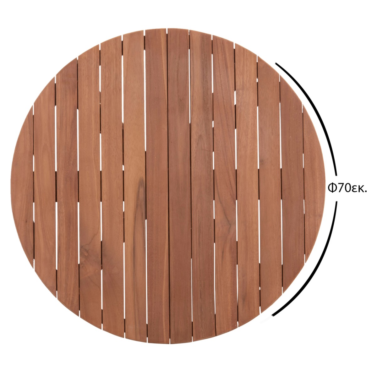 ΕΠΙΦΑΝΕΙΑ ΤΡΑΠΕΖΙΟΥ ΣΤΡΟΓΓΥΛΗ HM18133 ΞΥΛΟ TEAK--ΦΥΣΙΚΟ Φ70x4(πάχος)εκ. ΕΠΙΦΑΝΕΙΑ ΤΡΑΠΕΖΙΟΥ ΣΤΡΟΓΓΥΛΗ HM18133 ΞΥΛΟ TEAK--ΦΥΣΙΚΟ Φ70x4(πάχος)εκ.