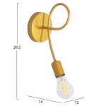 ΑΠΛΙΚΑ ΤΟΙΧΟΥ FRIDRIK HM7399.12 ΜΕΤΑΛΛΟ ΣΕ ΧΡΥΣΟ 12x15,5x28,5Υεκ. ΑΠΛΙΚΑ ΤΟΙΧΟΥ FRIDRIK HM7399.12 ΜΕΤΑΛΛΟ ΣΕ ΧΡΥΣΟ 12x15,5x28,5Υεκ.